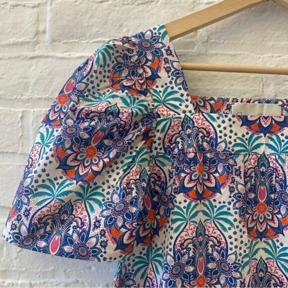 Cara Cara || Janie Dress in Palm Medallion Teal Small NWT - Picture 3 of 10